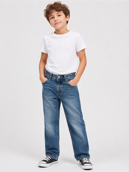 Other - Hawk Boys Carpenter Jeans Size 5 Blue Wide Leg Utility Skate Y2K Cotton Denim